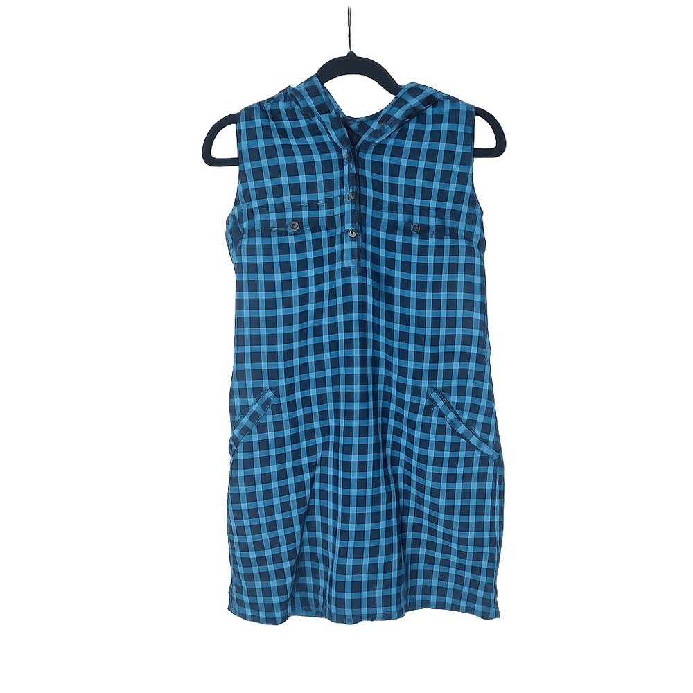 Y2K Roadster Plaid Hooded Dress | 100% Cotton · Grunge / Skater Core